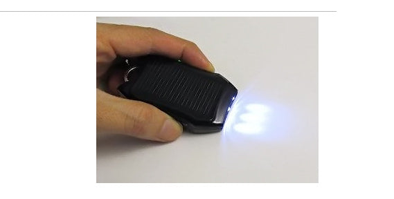 Mini Solar Power Bank Key Chain with Led