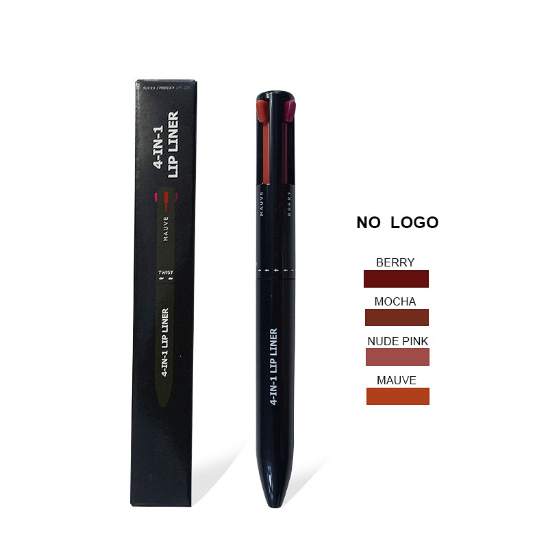 Makeup Pen 4 Refills 4 Colors Eyebrow Eyeliner Lipliner Highlighter Pencil