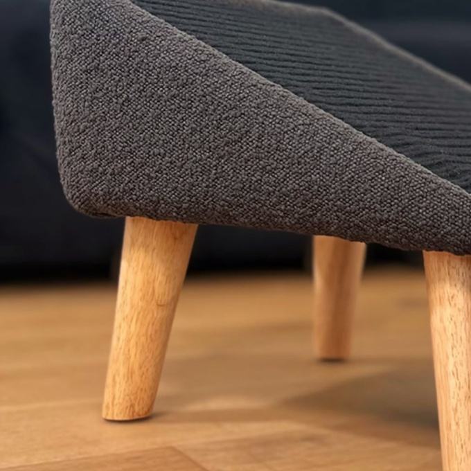 Foldable Dog Ramp Ottoman – Stylish Pet Step for Sofa & Bed