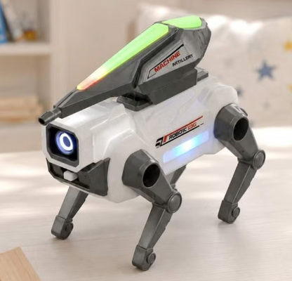 B/O Interactive Electric Mechanical Robot Dog Toy for Children with Light Music