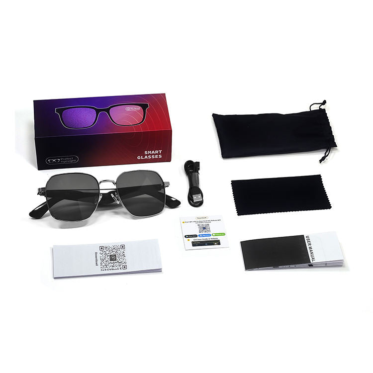 AI Smart Glass Translation Muti-Language UV protection