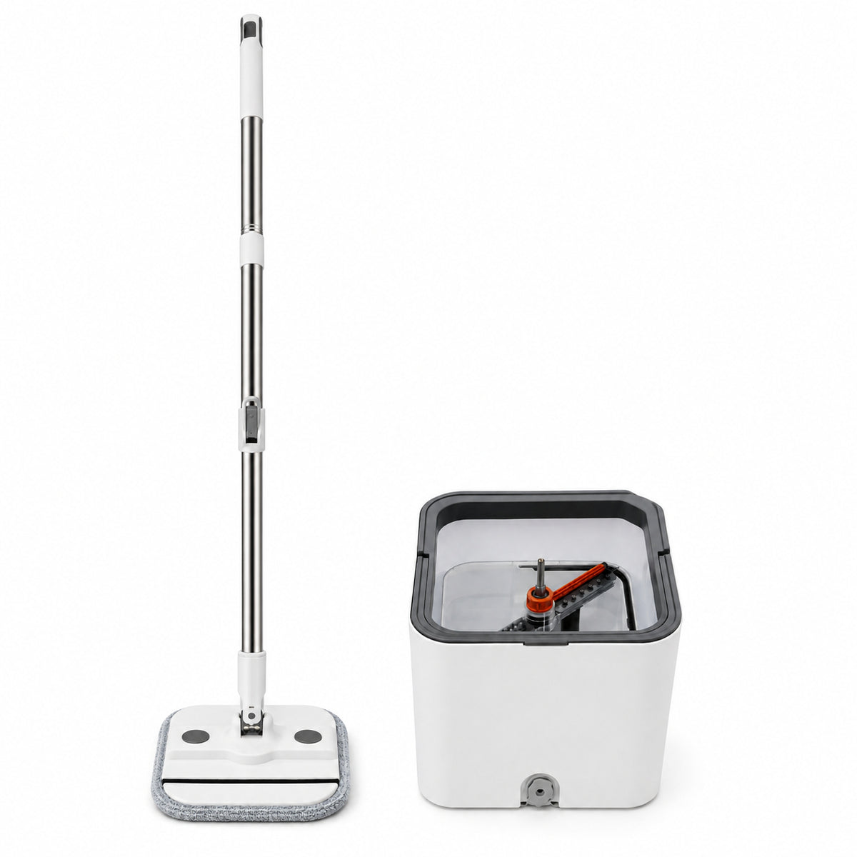 Clean & Dirty Water Separation Spin Mop and Bucket Set