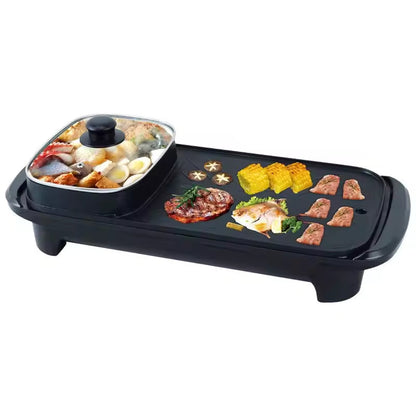 Multifunctional Barbecue Non Stick Coating Pan New Model Electric Hot Pot Grill Pan kebab BBQ