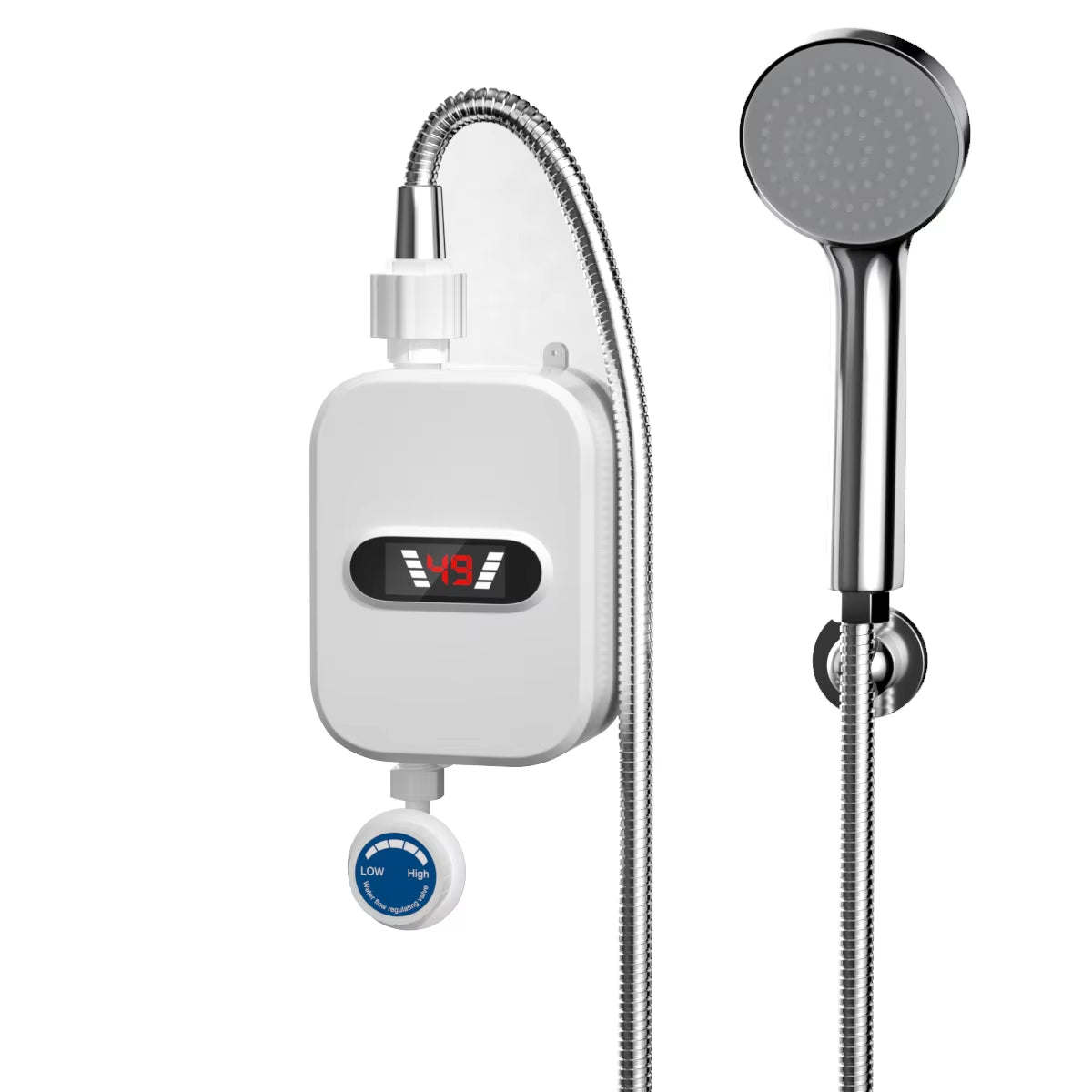 Mini Instant Electric Tankless Water Heater Instantaneous Hot Water Fast Heating Shower Bathroom Kitchen