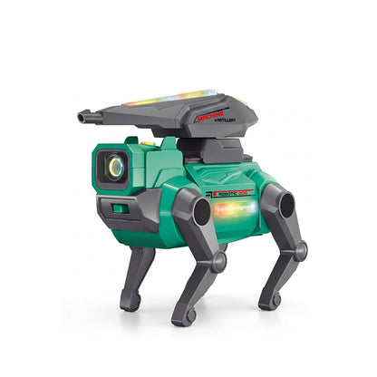 B/O Interactive Electric Mechanical Robot Dog Toy for Children with Light Music