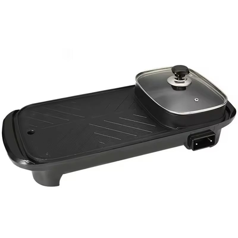 Multifunctional Barbecue Non Stick Coating Pan New Model Electric Hot Pot Grill Pan kebab BBQ