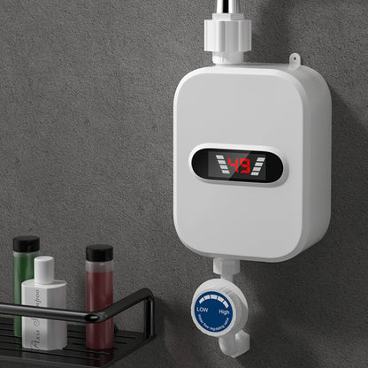 Mini Instant Electric Tankless Water Heater Instantaneous Hot Water Fast Heating Shower Bathroom Kitchen