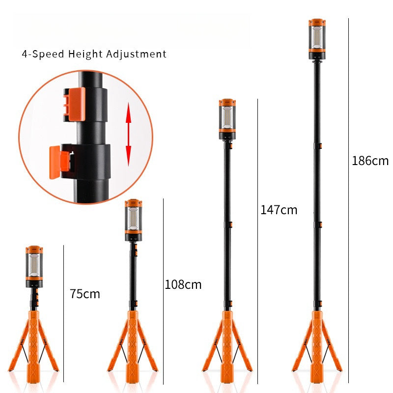 LumaStand Pro™ 2500LM Rechargeable Tripod Camping Light