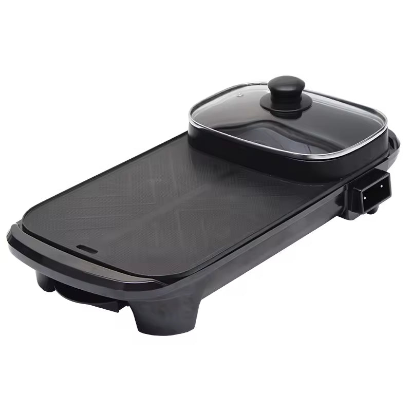 Multifunctional Barbecue Non Stick Coating Pan New Model Electric Hot Pot Grill Pan kebab BBQ
