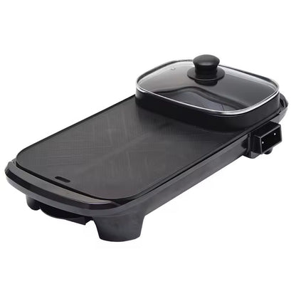 Multifunctional Barbecue Non Stick Coating Pan New Model Electric Hot Pot Grill Pan kebab BBQ