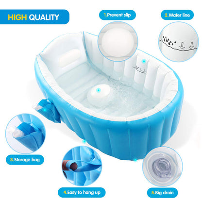 Fluddy™ Foldable Inflatable Baby Bathtub