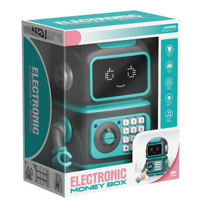 Kids Robot Electronic Money Bank Music Learning Toy