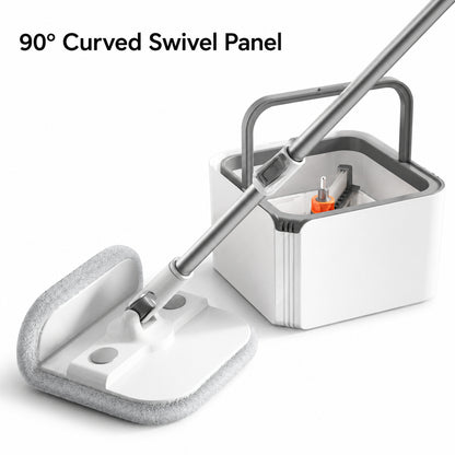 Clean & Dirty Water Separation Spin Mop and Bucket Set