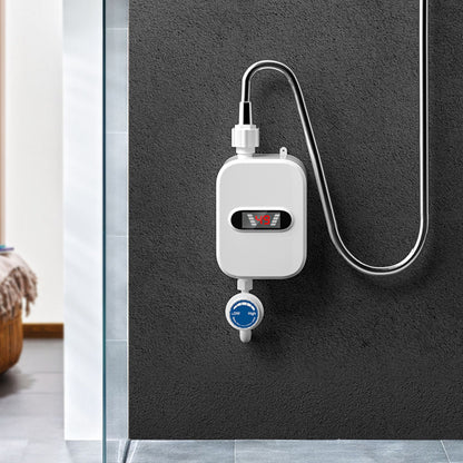 Mini Instant Electric Tankless Water Heater Instantaneous Hot Water Fast Heating Shower Bathroom Kitchen