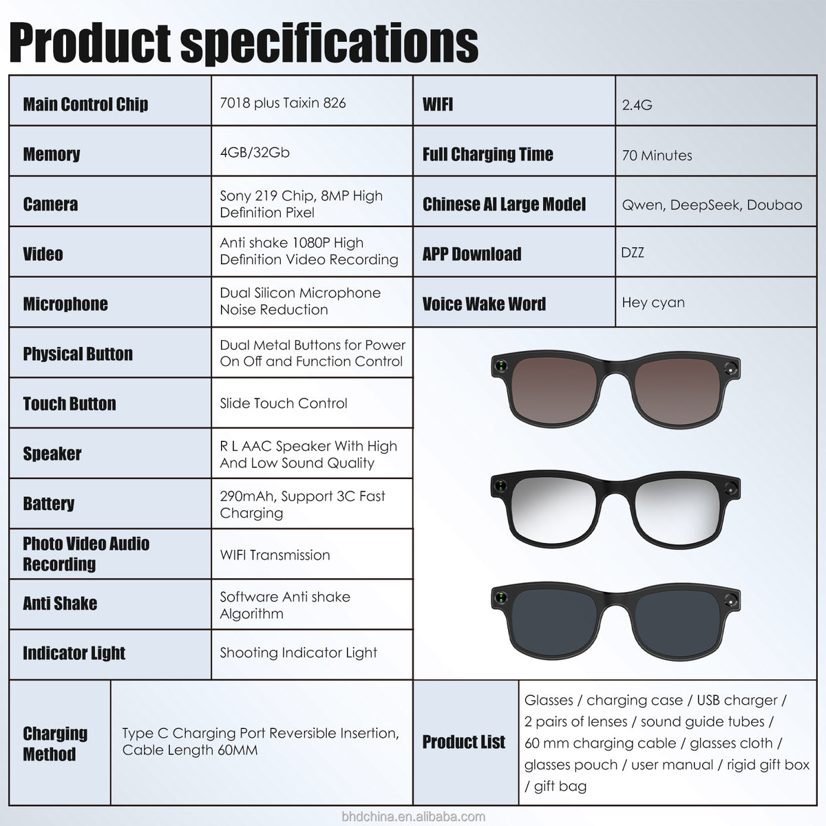 AIMB-G1max AI Smart Glasses