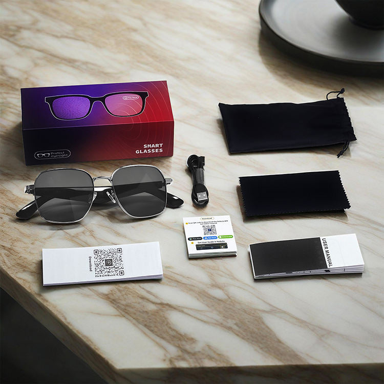AI Smart Glass Translation Muti-Language UV protection