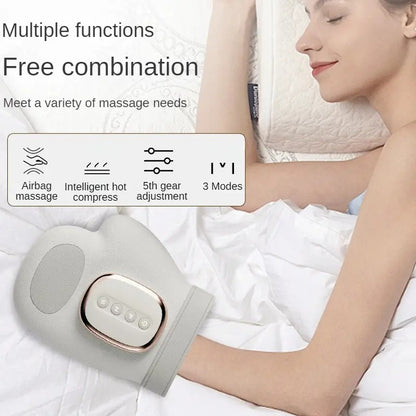 Portable Electric Hand Massager with Heat & Air Compression