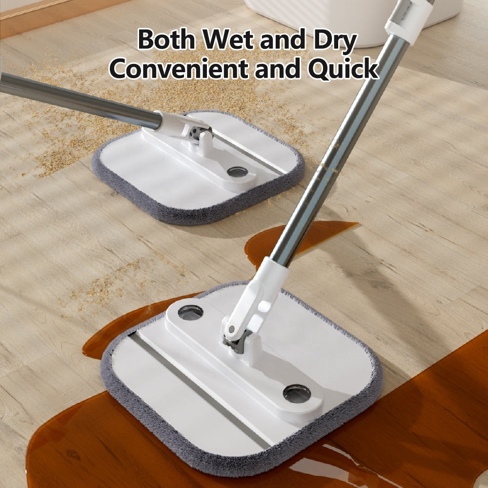 Clean & Dirty Water Separation Spin Mop and Bucket Set
