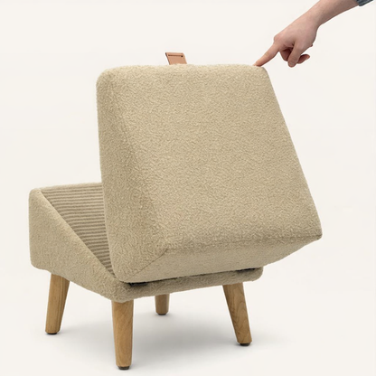 Foldable Dog Ramp Ottoman – Stylish Pet Step for Sofa & Bed