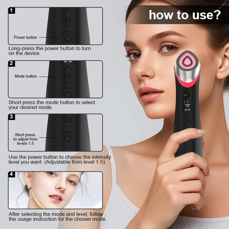 6-in-1 Glass Glow Beauty Massager