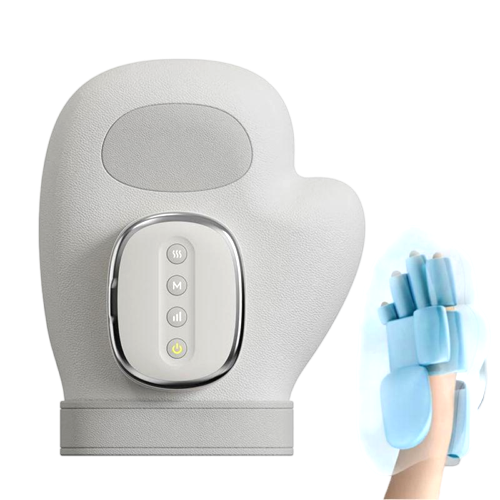 Portable electric hand massager with heat and air compression
